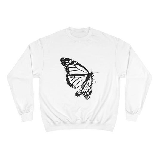 Butterfly Motivational Champion Sweatshirt, Daily Wear Unisex Hoodie, Inspiring Quote Jumper, All Year Round Clothing, Custom Design,Gift